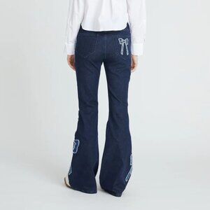 NEW DRIFTWOOD JEANS Farrah Bow What Fun Jeans in denim for women 1225 8t4